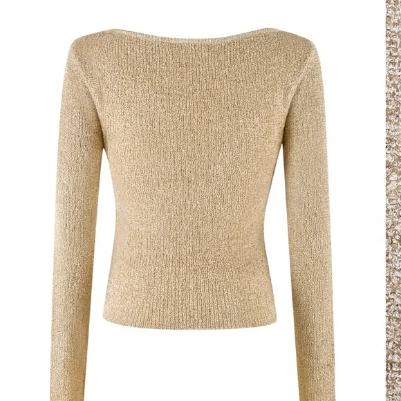 Tiger Mist Top Sweater Connell Top Gold size Small - Picture 7 of 16